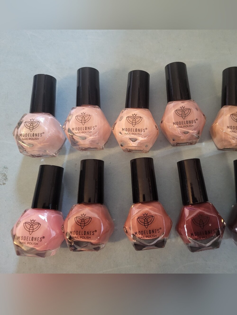 Lot of 11 Modelones Mini Nail Polishes #1407-1270